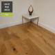 Milano Engineered Natural Oak Brushed and Lacquered 190mm x 14/3mm Wood Flooring