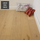 Twickenham Engineered Natural Oak Brushed Unfinished 220mm x 20/6mm Wood Flooring