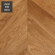 Sawbury Elite Engineered Smoked Brushed and Lacquered 90mm x 18/4 Chevron Wood Flooring | Parquet Flooring