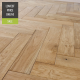 Sawbury Engineered Natural Oak Brushed and Oiled 100mm x 18/5mm Parquet Wood Flooring | Parquet Herringbone Flooring