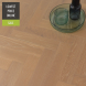 Sawbury Engineered Smoked Grey Oak Brushed and Lacquered 90mm x 15/4mm Parquet Wood Flooring | Parquet Herringbone Flooring