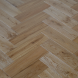 Sawbury Solid Natural Oak Brushed and Lacquered 90mm x 18mm Parquet Wood Flooring