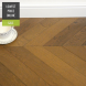 Sawbury Elite Engineered Coffee Oak Brushed and Oiled 90mm x 15/4mm Chevron Wood Flooring | Parquet Flooring