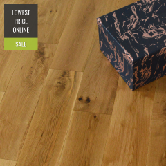 Twickenham Solid Natural Oak Lacquered 150mm X 18mm Wood Flooring | Solid Wood Flooring