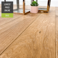 Glanwell Engineered Natural Oak Brushed and Oiled  120mm x 18/5mm Wood Flooring