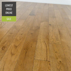 Calder Engineered Golden Oak Brushed and Lacquered 110mm x 14/2mm Wood Flooring
