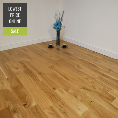 Twickenham Solid Natural Oak Brushed and Oiled 120mm X 18mm Wood Flooring