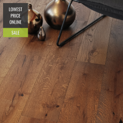Fyfield Engineered Smoked Oak Brushed and Oiled 190mm x 14/3mm Wood Flooring