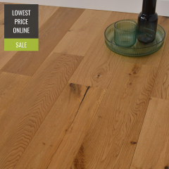Barnworth Engineered Natural Oak Lacquered 170mm x 13.5/2.5mm Wood Flooring