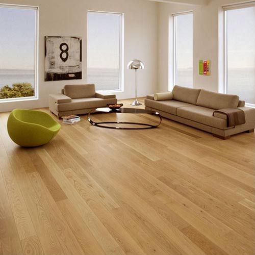 Milano Solid Natural Oak Lacquered **PRIME** 110mm x 18mm Wood Flooring (Wooden Flooring)