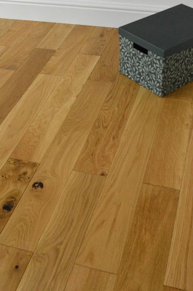 Milano Solid Natural Oak Brushed & Oiled 110mm x 18mm Wood Flooring | Solid Wood Flooring