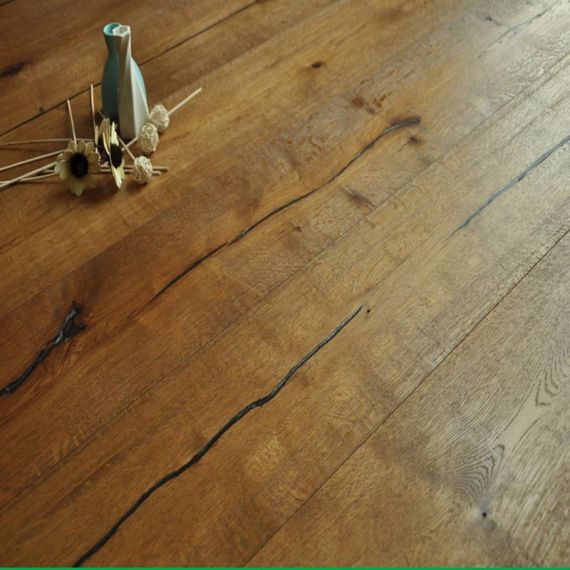 Highgate Engineered Smoked Distressed Oak 190mm x 14/3mm Wood Flooring