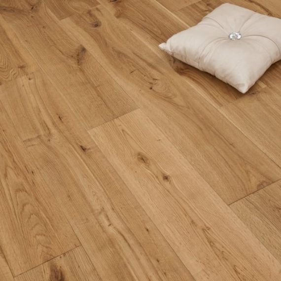 Cressington Elite Engineered Natural Oak Oiled 165mm x 20/6mm Wood Flooring