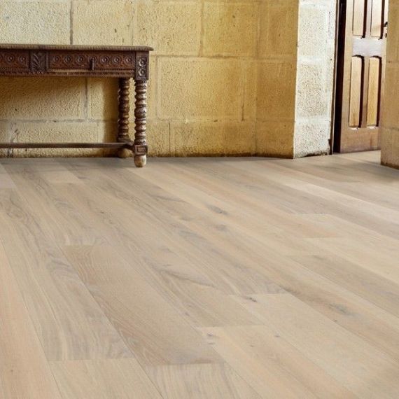 Stockholm Engineered White Oak Brushed and Matt Lacquered 189mm x 18/4mm Wood Flooring (Wooden Flooring)
