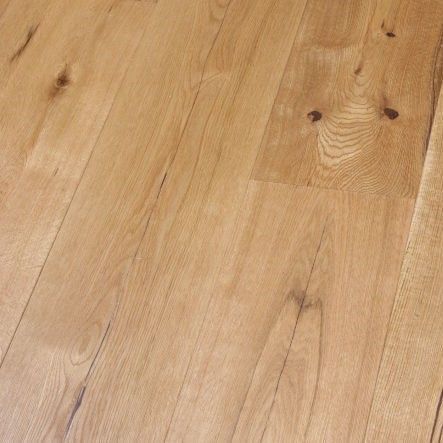 Highgate Engineered Natural Oak Rustic Aged Brushed and Oiled 190mm x 14/3mm Wood Flooring