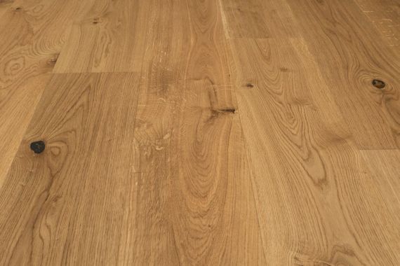 Barnworth Engineered Natural Character Oak Brushed & Matt Lacquered 190mm x 14/3mm Wood Flooring (Wooden Flooring)
