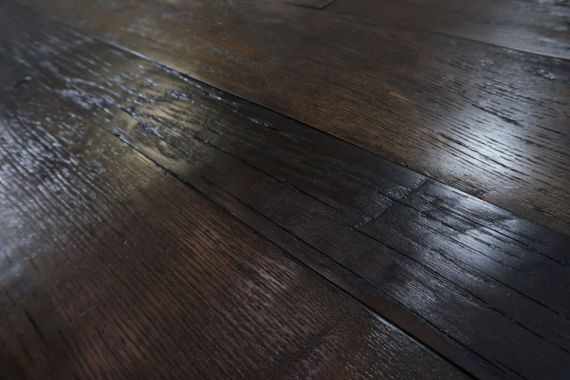 Twickenham Engineered Coffee Distressed Oak Brushed & Oiled 190mm X 14/3mm Wood Flooring