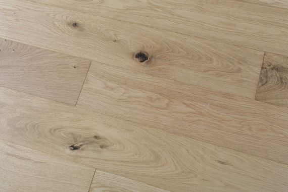 Cressington Engineered Natural Oak Brushed and Lacquered Click Lok 127mm x 10/2.5mm Wood Flooring