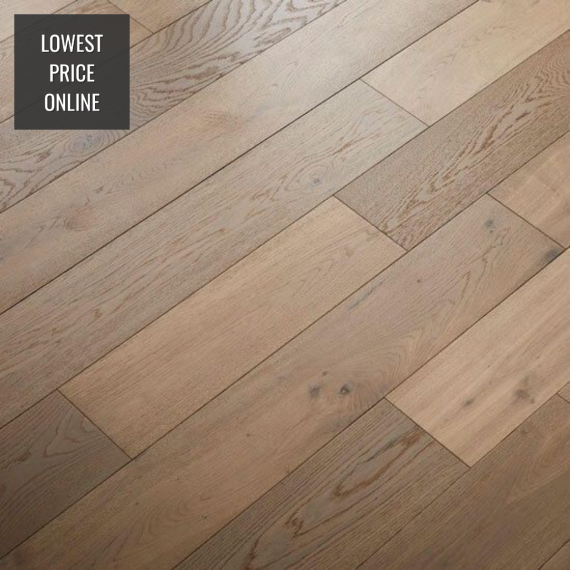 Caledonian Engineered Ness Smoked Oak Brushed and Oiled 190mm x 20/6mm Wood Flooring (Wooden Flooring)
