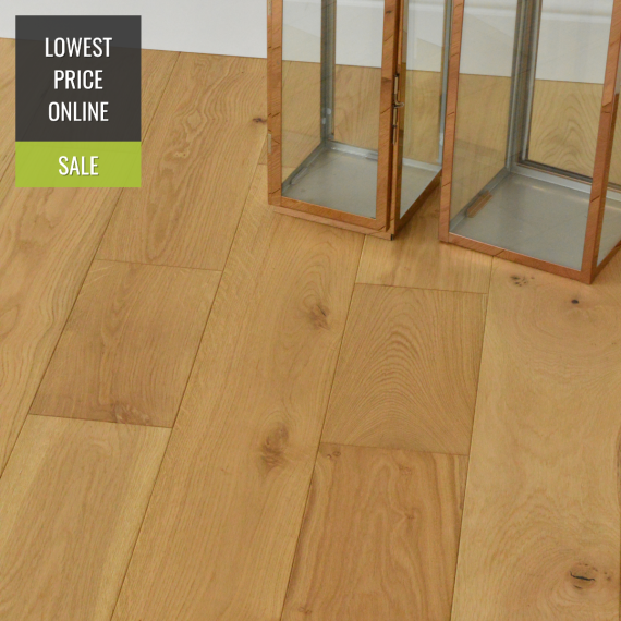 Hillingdon Engineered Natural Oak Oiled 150mm x 18/5mm Wood Flooring