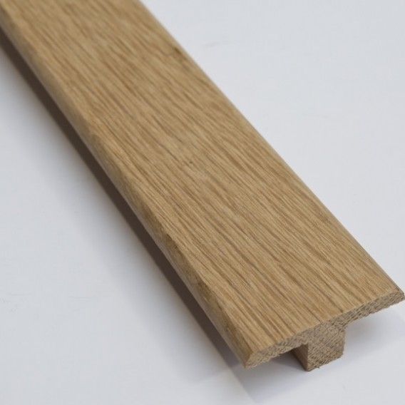 Solid Oak Profile Door T-Bar To Complement Natural Oak Flooring