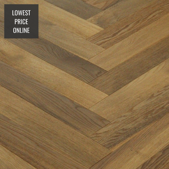 Sawbury Elite Engineered Coffee Oak Oiled 120mm x 15/4mm Parquet Wood Flooring| Parquet Herringbone Flooring
