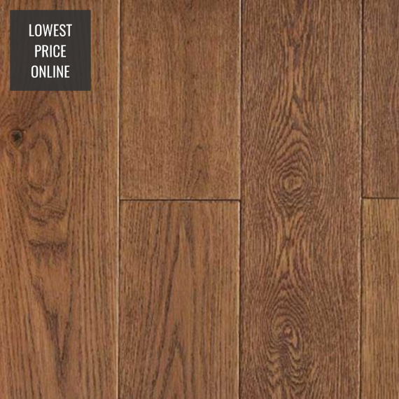 Barnworth Solid Hatfield Oak Rustic Handscraped and Lacquered 150mm x 18mm Wood Flooring (Wooden Flooring)