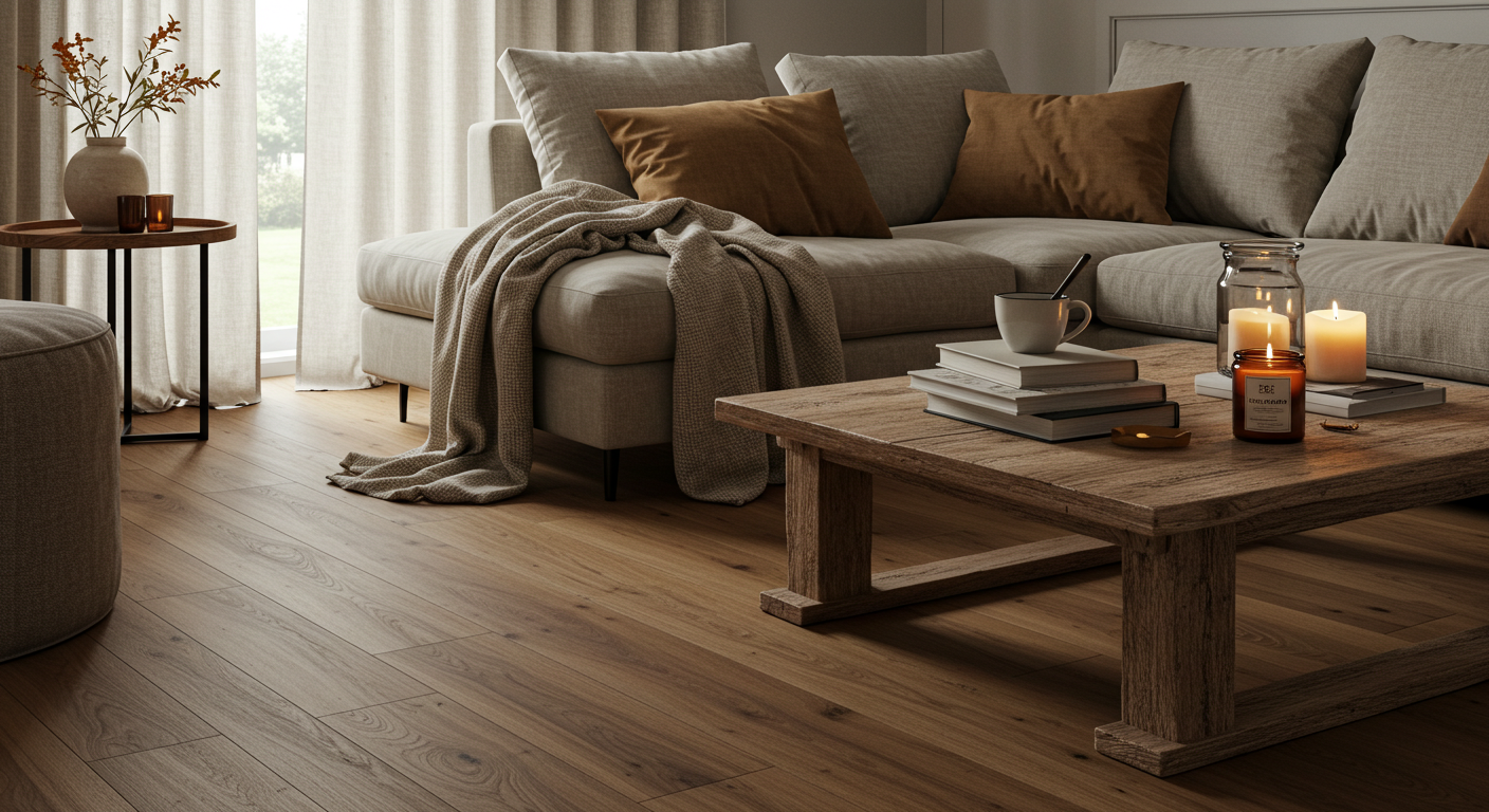 The Best Flooring Choices for a Cosy Living Room