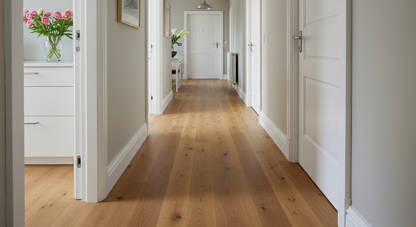Design Ideas for Engineered Wood in Narrow Hallways