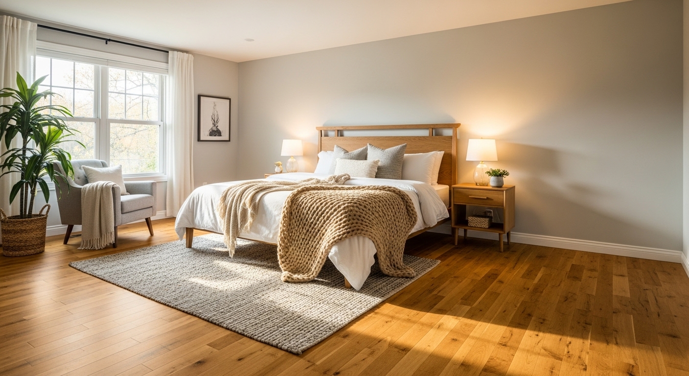 Creating a Cosy Bedroom Retreat with Engineered Wood Flooring
