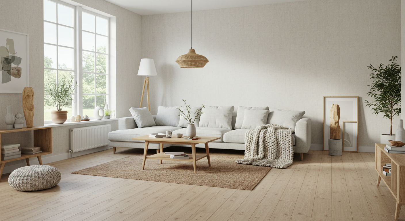 The Perfect Pairing: Limewash Walls and Light Oak Flooring