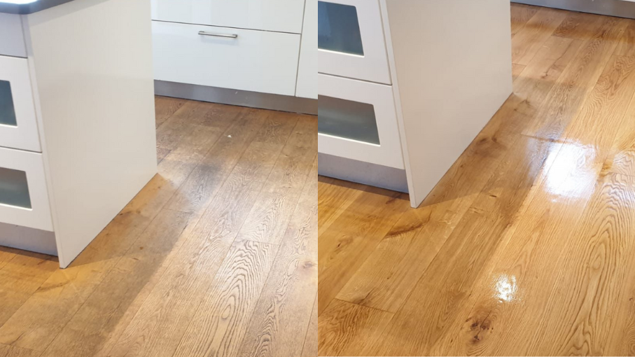 Can Engineered Wood Flooring Be Refinished | Before And After A Floor Refinish